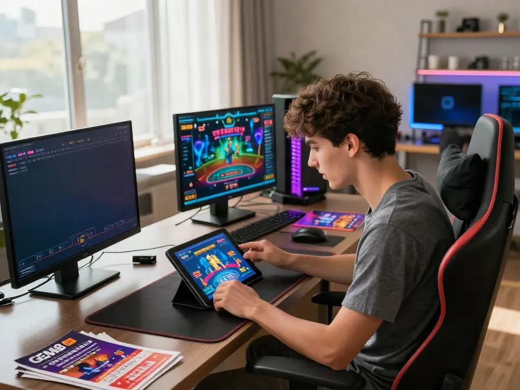 Exciting online gaming experience at https://gem88.bz/ with vibrant graphics and comfortable setup.