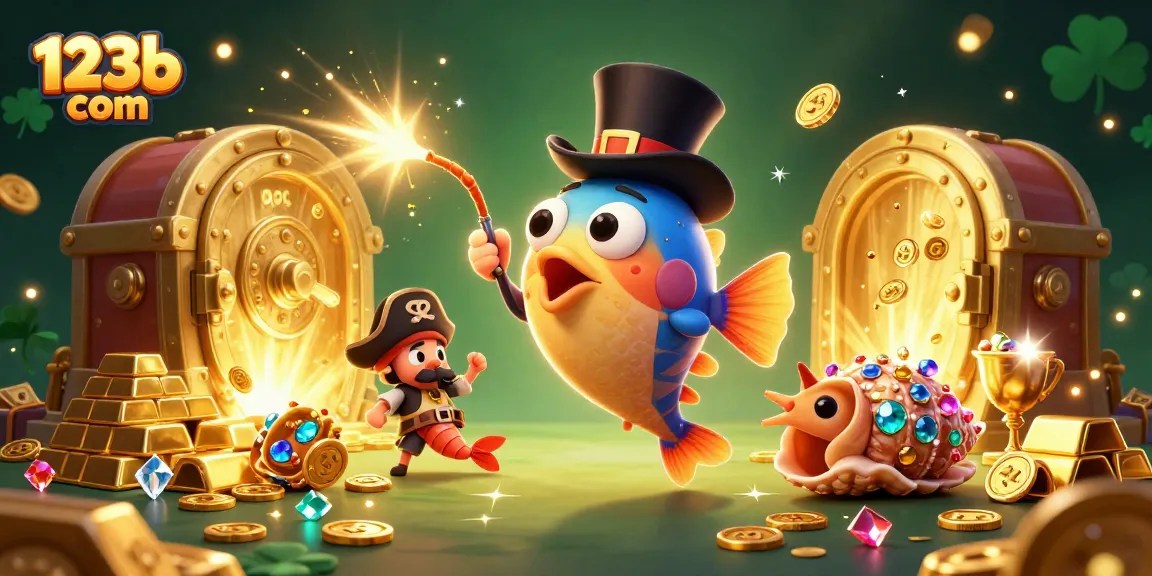 Visualize exciting wins at 123b com with vibrant casino-themed 3D illustration.