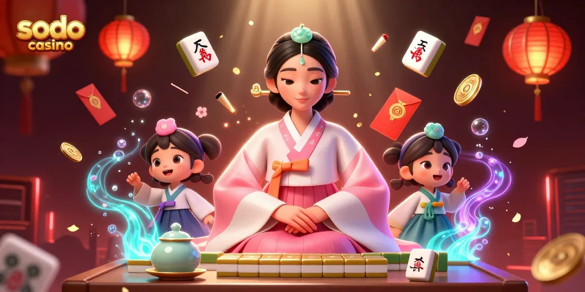Engage with the action in Sodo Casino with vibrant visuals of lucky charms, mahjong tiles, and festive decor.
