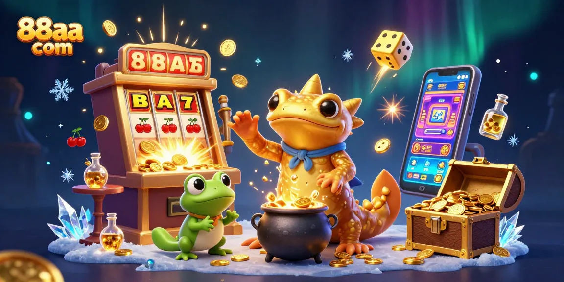 Experience the magic of 88aa com with an enchanting 3D slot scene featuring alchemy and excitement.