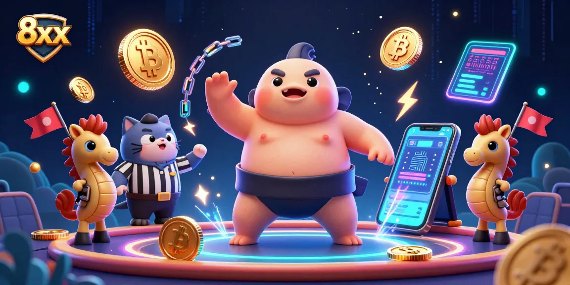 Play exciting crypto slots with 8xx in an energizing underwater casino scene.