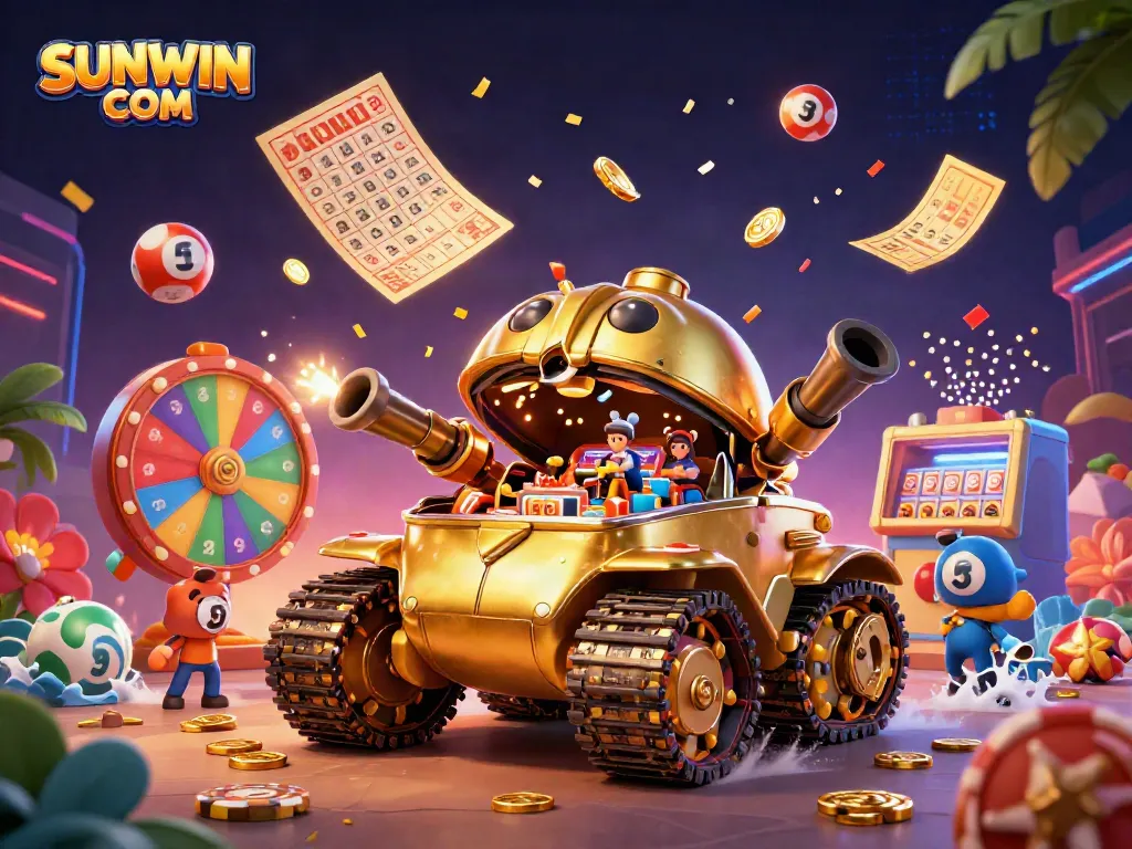 Engage with vibrant gaming excitement at SUNWIN COM featuring a golden beetle casino with lottery action.
