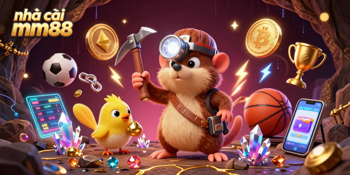 Engage with nhà cái mm88's thrilling sports betting adventure featuring dynamic characters and vibrant visuals.