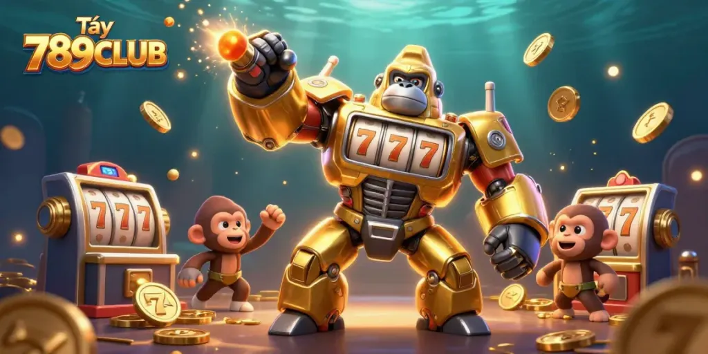 Play exciting games and win big with Tải 789CLUB in this vibrant 3D illustration.