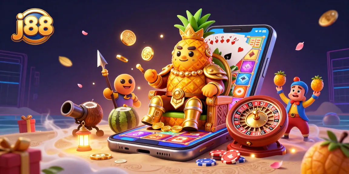 Experience the thrill of j88 casino gaming with vibrant characters and dynamic slot action.