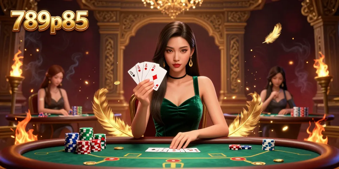 Experience the thrill of 789p85 with a stunning poker atmosphere and strategic gameplay.