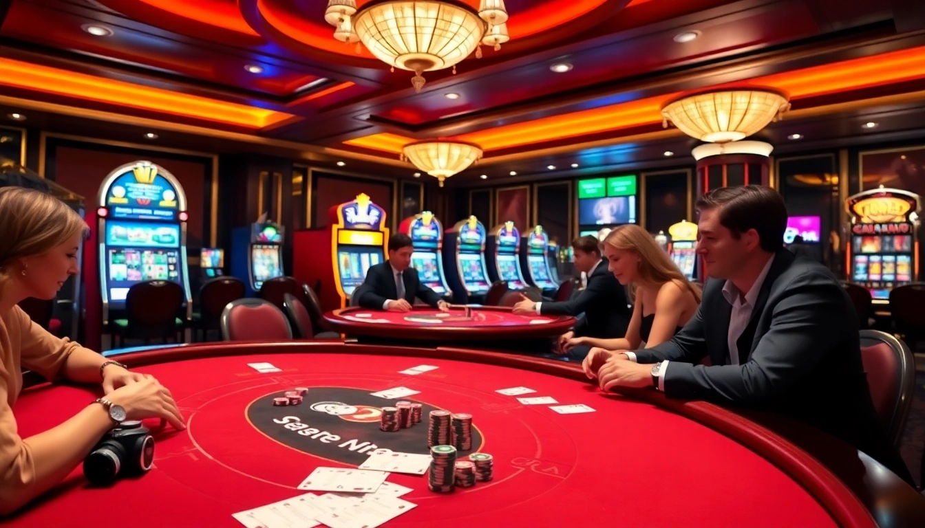 Experience thrilling baccarat at red88.hot with an elegant casino ambiance and vibrant gaming elements.