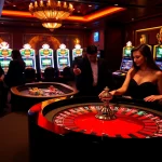Engaging players spin the roulette wheel at https://lucky88ai.net/ casino, illustrating excitement and luxury.