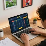 Engaging online betting session at Nhà cái Jun88 showing live sports odds and a focused user