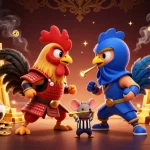 KUBET thể thao showcases exciting sports betting action with dynamic game elements in a vibrant scene.