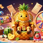 Experience the excitement of ok365 as the pineapple king reigns in this vibrant casino scene.
