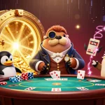 Experience fortune at tr88 with a jolly walrus playing poker at an underwater casino table