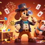 Bet big and celebrate wins with the festive 58win casino scene featuring detailed 3D cartoon characters.