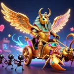 Experience the thrill of tr88's slot games with colorful characters in a dynamic casino setting.