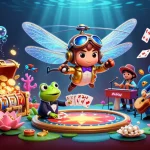 Experience the thrilling excitement of 789win with vibrant casino gameplay featuring a lively frog croupier.