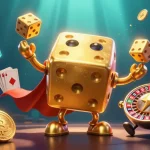 Experience the excitement of PG88 with vibrant casino-themed characters and glowing cryptocurrency elements