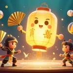 Experience the wonders of 23winn with a glowing lantern spirit and dynamic sports elements in a captivating casino scene.